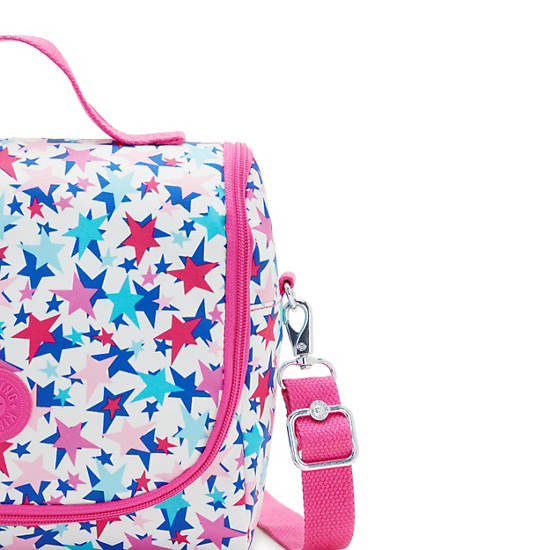 Kipling New Kichirou Printed Lunch Bag Bags Poppy Stars | AU 2158BE